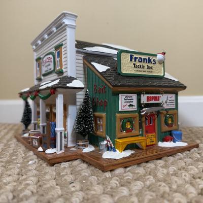 LOT 56B: Dept 56 Original Snow Village - Gracie's Dry Goods & General Store, Frost And Sons 5 & Dime, Pick-Up and Delivery