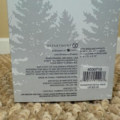 LOT 57B: Dept 56 Heritage Village Collection New England Village Series - Old North Church, Covered Bridge, New England Nativity & More