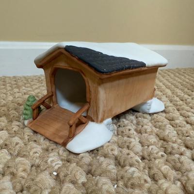 LOT 57B: Dept 56 Heritage Village Collection New England Village Series - Old North Church, Covered Bridge, New England Nativity & More