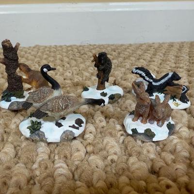 LOT 59B: Dept 56 Heritage Village Collection New England Series - PA Dutch Farmhouse, Blue Star Ice Co. and Harvesters w/ More Village...