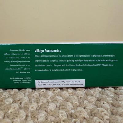 LOT 59B: Dept 56 Heritage Village Collection New England Series - PA Dutch Farmhouse, Blue Star Ice Co. and Harvesters w/ More Village...