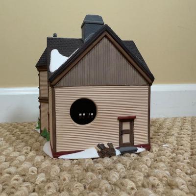 LOT 60B: Dept 56 Heritage Village Collection New England Series - Van Guilder's Ornamental Ironworks, Jeremiah Brewster House &...