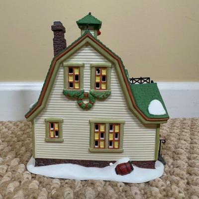 LOT 60B: Dept 56 Heritage Village Collection New England Series - Van Guilder's Ornamental Ironworks, Jeremiah Brewster House &...