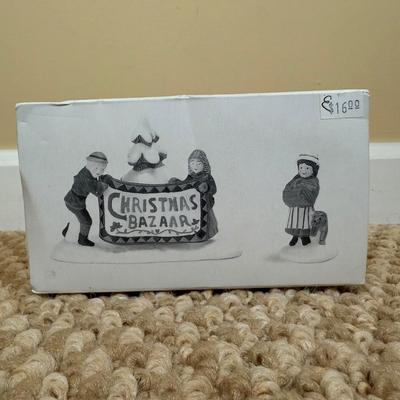 LOT 60B: Dept 56 Heritage Village Collection New England Series - Van Guilder's Ornamental Ironworks, Jeremiah Brewster House &...