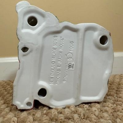 LOT 60B: Dept 56 Heritage Village Collection New England Series - Van Guilder's Ornamental Ironworks, Jeremiah Brewster House &...