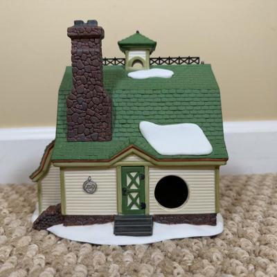LOT 60B: Dept 56 Heritage Village Collection New England Series - Van Guilder's Ornamental Ironworks, Jeremiah Brewster House &...