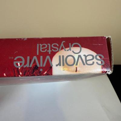 LOT 61B: Christmas Crystal - Holiday Ice Sculptures & Savoir Vivre Platter