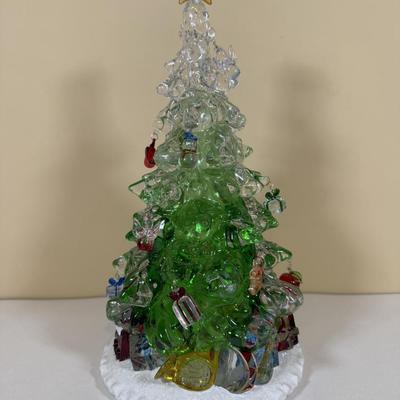 LOT 61B: Christmas Crystal - Holiday Ice Sculptures & Savoir Vivre Platter