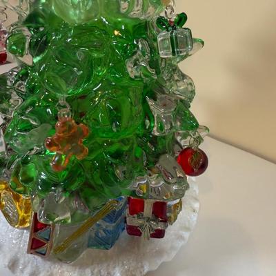 LOT 61B: Christmas Crystal - Holiday Ice Sculptures & Savoir Vivre Platter