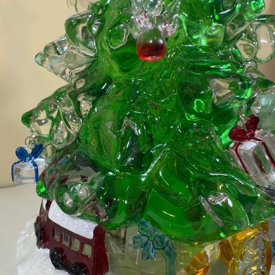 LOT 61B: Christmas Crystal - Holiday Ice Sculptures & Savoir Vivre Platter