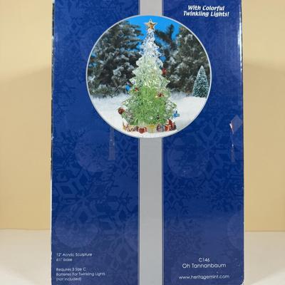 LOT 61B: Christmas Crystal - Holiday Ice Sculptures & Savoir Vivre Platter