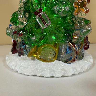LOT 61B: Christmas Crystal - Holiday Ice Sculptures & Savoir Vivre Platter