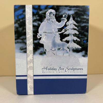 LOT 61B: Christmas Crystal - Holiday Ice Sculptures & Savoir Vivre Platter