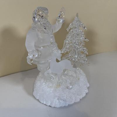LOT 61B: Christmas Crystal - Holiday Ice Sculptures & Savoir Vivre Platter