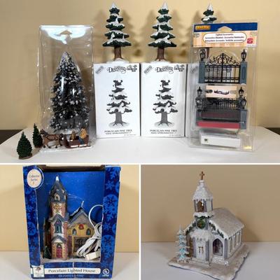 LOT 62B: Hawthorne Village Cloud 9 Chapel, Lena’s Ceramic Trees & More