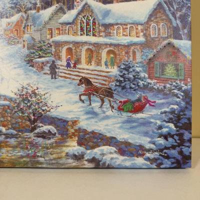 LOT 63B: Holy Family Love Sculpture, Church Birdhouses & More Religious Decor