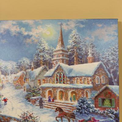 LOT 63B: Holy Family Love Sculpture, Church Birdhouses & More Religious Decor