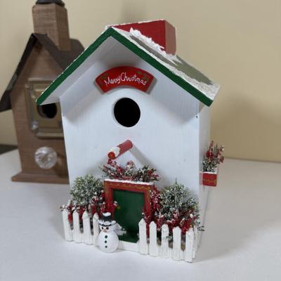 LOT 63B: Holy Family Love Sculpture, Church Birdhouses & More Religious Decor