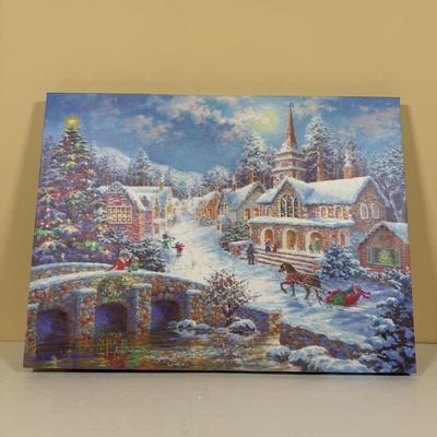 LOT 63B: Holy Family Love Sculpture, Church Birdhouses & More Religious Decor