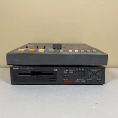 LOT 65B: Roland Midi Digital Keyboard Recorder MSQ-100 & Yamaha Disk Recorder EMQ-1