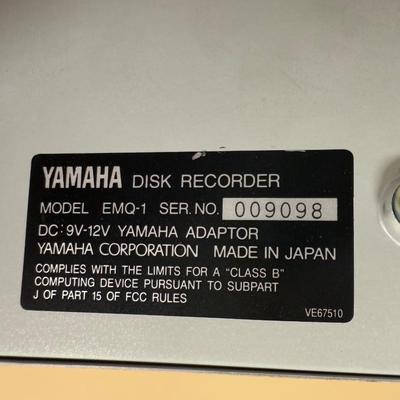 LOT 65B: Roland Midi Digital Keyboard Recorder MSQ-100 & Yamaha Disk Recorder EMQ-1