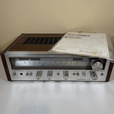 LOT 66B: Pioneer AM/FM Stereo Receiver SX-680