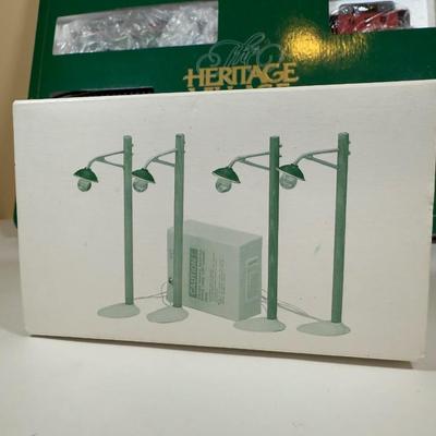 LOT 67B: Dept 56 Heritage Village Collection Village Express & Accessories