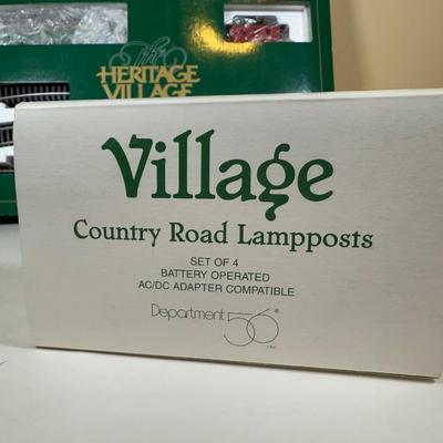 LOT 67B: Dept 56 Heritage Village Collection Village Express & Accessories