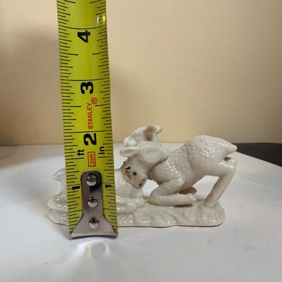 LOT 70B: Lenox Holiday Thermos & Lamb Figurine, Pfaltzgraff Holiday Dishes, Christmas Mugs & More