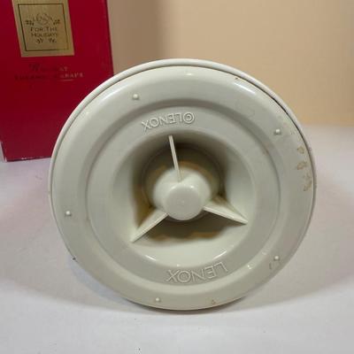 LOT 70B: Lenox Holiday Thermos & Lamb Figurine, Pfaltzgraff Holiday Dishes, Christmas Mugs & More