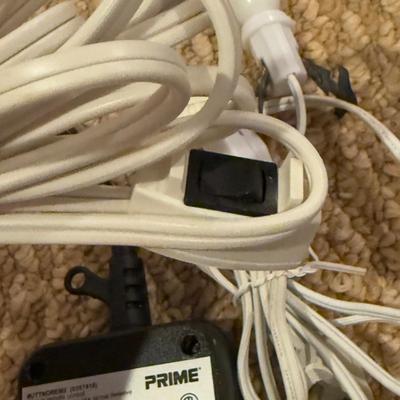 LOT 71B: Department 56 Village Trees, Accessories, Light Cords & More