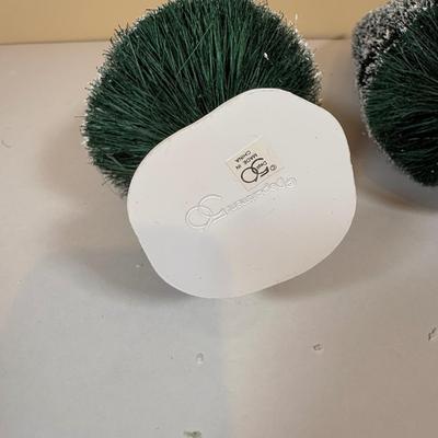 LOT 71B: Department 56 Village Trees, Accessories, Light Cords & More