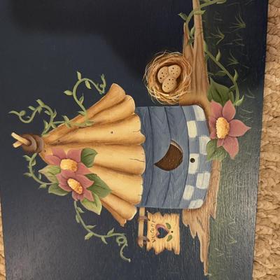 LOT 72B: Spring Home Decor Collection - Avon Egg Candles, Figurines, Sunflower Bowl w/ Bunnies & More