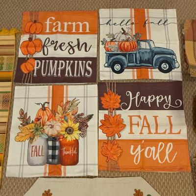 LOT 73B: Autumn Halloween Home Decor Collection - Jim Shore Bountiful Angel w/ Box, 1988 Scioto Mold Grumpy Jack O Lantern & More