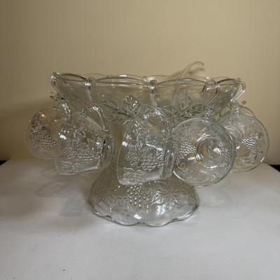 LOT 77B: Vintage Anchor Hocking 27-Piece Punch Set w/ Box