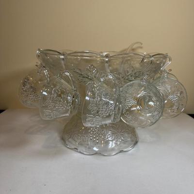 LOT 77B: Vintage Anchor Hocking 27-Piece Punch Set w/ Box