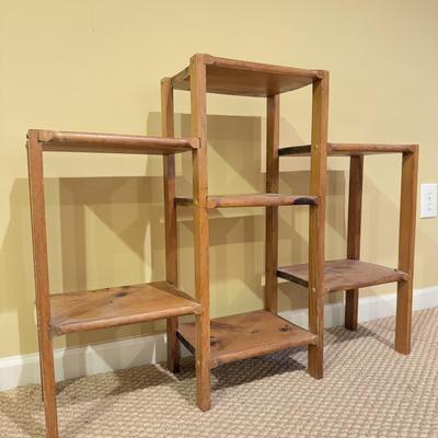 LOT 80B: Wooden Home Decor Shelf