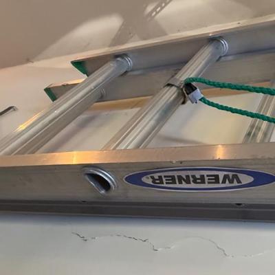 LOT 125G: 2 Werner Ladders - 6’ & Extension Ladder