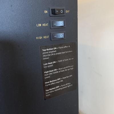 LOT 126G: Electric Fireplace Model WS-D-01