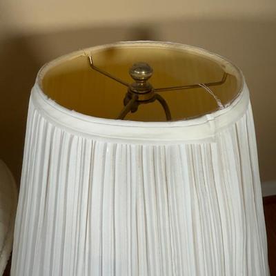 LOT 129L: Three Crystal Table Lamps