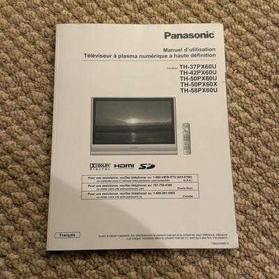 LOT 163B: Panasonic 60" Television (Works)