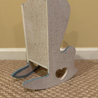 LOT 167B: Child's Rocking Chair & Two Mini Home Decor Rocking Chairs