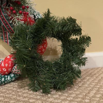 LOT 171B: Holiday Garland & Wreaths