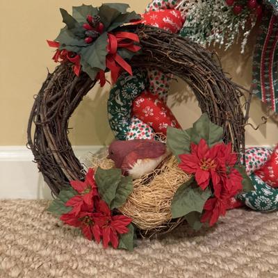LOT 171B: Holiday Garland & Wreaths