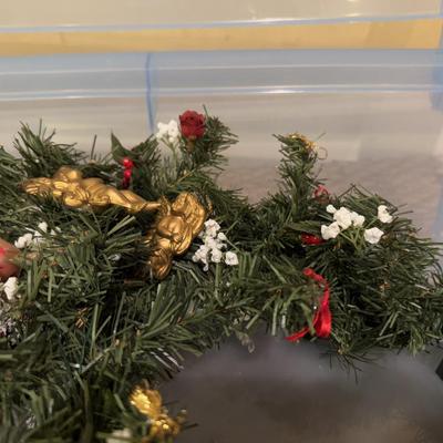 LOT 171B: Holiday Garland & Wreaths