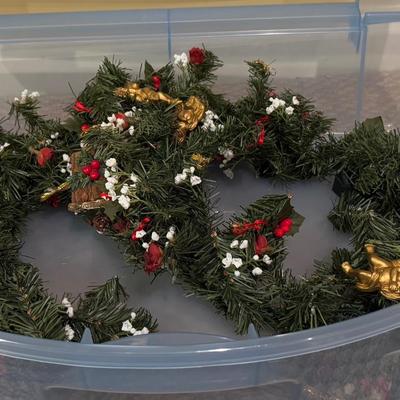 LOT 171B: Holiday Garland & Wreaths