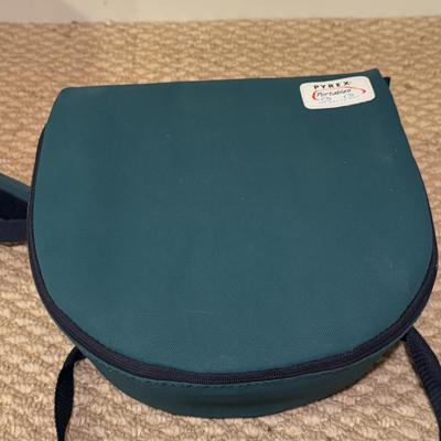 LOT 172B: Pyrex & Rival Insulated Bags, Serving Basket, Glass Tea Dispenser & More