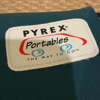 LOT 172B: Pyrex & Rival Insulated Bags, Serving Basket, Glass Tea Dispenser & More