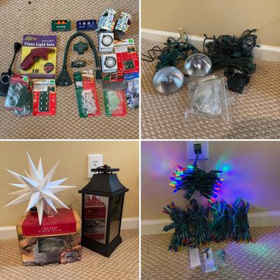 LOT 173B: Holiday Lights, Decor & Accessories