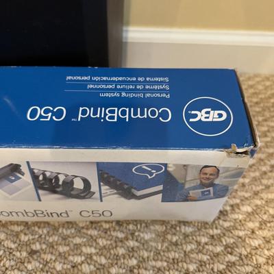 LOT 175B: Office Supply Lot - Staples Shredder, CombBind C50 Binding Tool, Xacto Paper Cutter & More